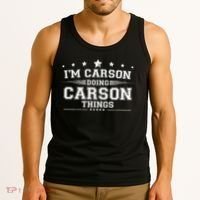 Im Carson Doing Carson Things Tank Top thumb 3