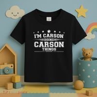 Im Carson Doing Carson Things Toddler T-Shirt thumb 3