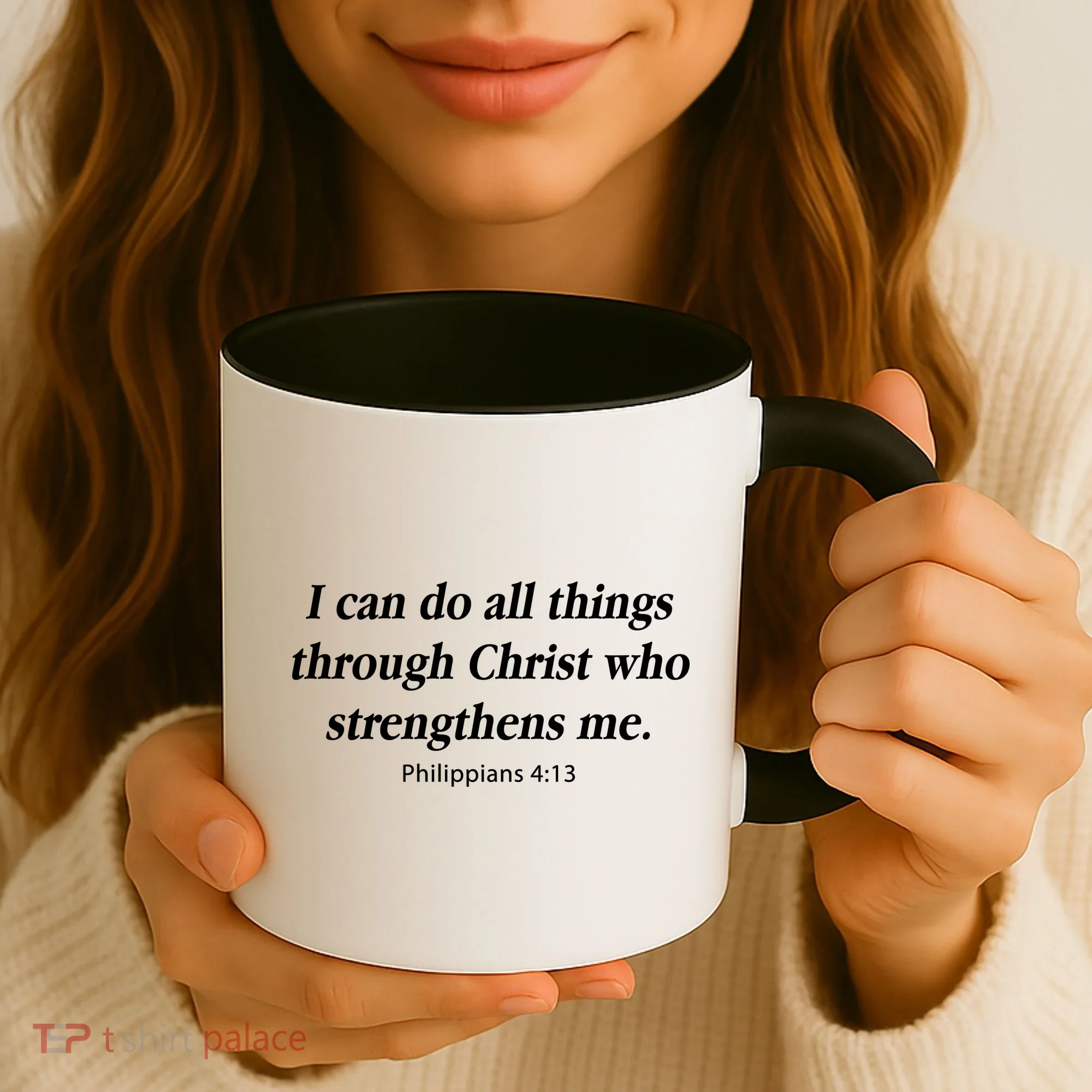 I Can Do All Things Through Christ Bible Quote Coffee Mug