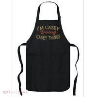 I'm Casey Doing Casey Things Funny Saying Gift Apron thumb 0