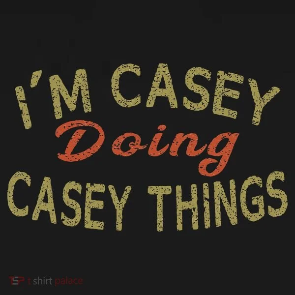 I'm Casey Doing Casey Things Funny Saying Gift Bucket Hat