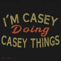 I'm Casey Doing Casey Things Funny Saying Gift Women's Hoodie thumb 2