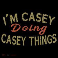I'm Casey Doing Casey Things Funny Saying Gift Women's Tank Top thumb 5