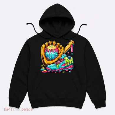 Ice Cream Drip Baseball Stuff Hoodie