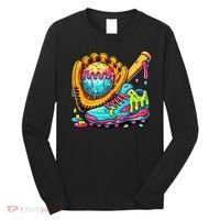 Ice Cream Drip Baseball Stuff Long Sleeve Shirt thumb 0