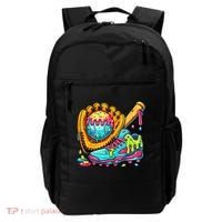 Ice Cream Drip Baseball Stuff Backpack thumb 0