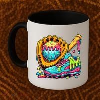Ice Cream Drip Baseball Stuff Coffee Mug thumb 2