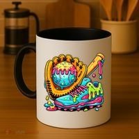 Ice Cream Drip Baseball Stuff Coffee Mug thumb 4