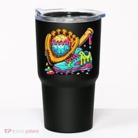 Ice Cream Drip Baseball Stuff Tumbler thumb 0