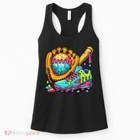 Ice Cream Drip Baseball Stuff Women's Tank Top thumb 0