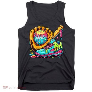 Ice Cream Drip Baseball Stuff Tank Top