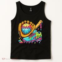 Ice Cream Drip Baseball Stuff Tank Top thumb 2