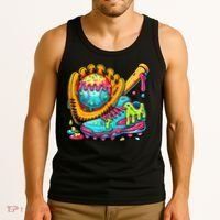 Ice Cream Drip Baseball Stuff Tank Top thumb 3