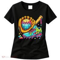 Ice Cream Drip Baseball Stuff Women's T-Shirt thumb 0