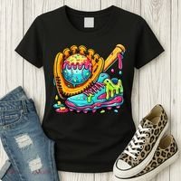 Ice Cream Drip Baseball Stuff Women's T-Shirt thumb 3