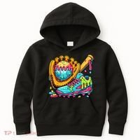 Ice Cream Drip Baseball Stuff Kids Hoodie thumb 0