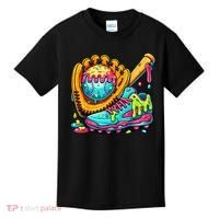 Ice Cream Drip Baseball Stuff Kids T-Shirt thumb 0