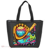 Ice Cream Drip Baseball Stuff Tote Bag thumb 0
