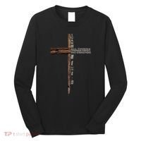 I Can Do All Things Through Christ Who Strengthens Me Cross Long Sleeve Shirt thumb 0