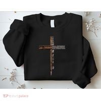 I Can Do All Things Through Christ Who Strengthens Me Cross Sweatshirt thumb 2