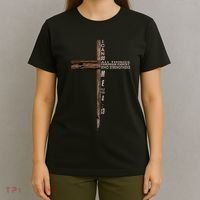 I Can Do All Things Through Christ Who Strengthens Me Cross T-Shirt thumb 4