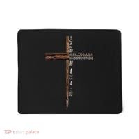 I Can Do All Things Through Christ Who Strengthens Me Cross Mousepad thumb 0