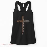 I Can Do All Things Through Christ Who Strengthens Me Cross Women's Tank Top thumb 0