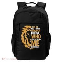 I Can Do All Things Through Christ Who Strengthens Me Philippians 4:13 Backpack thumb 0