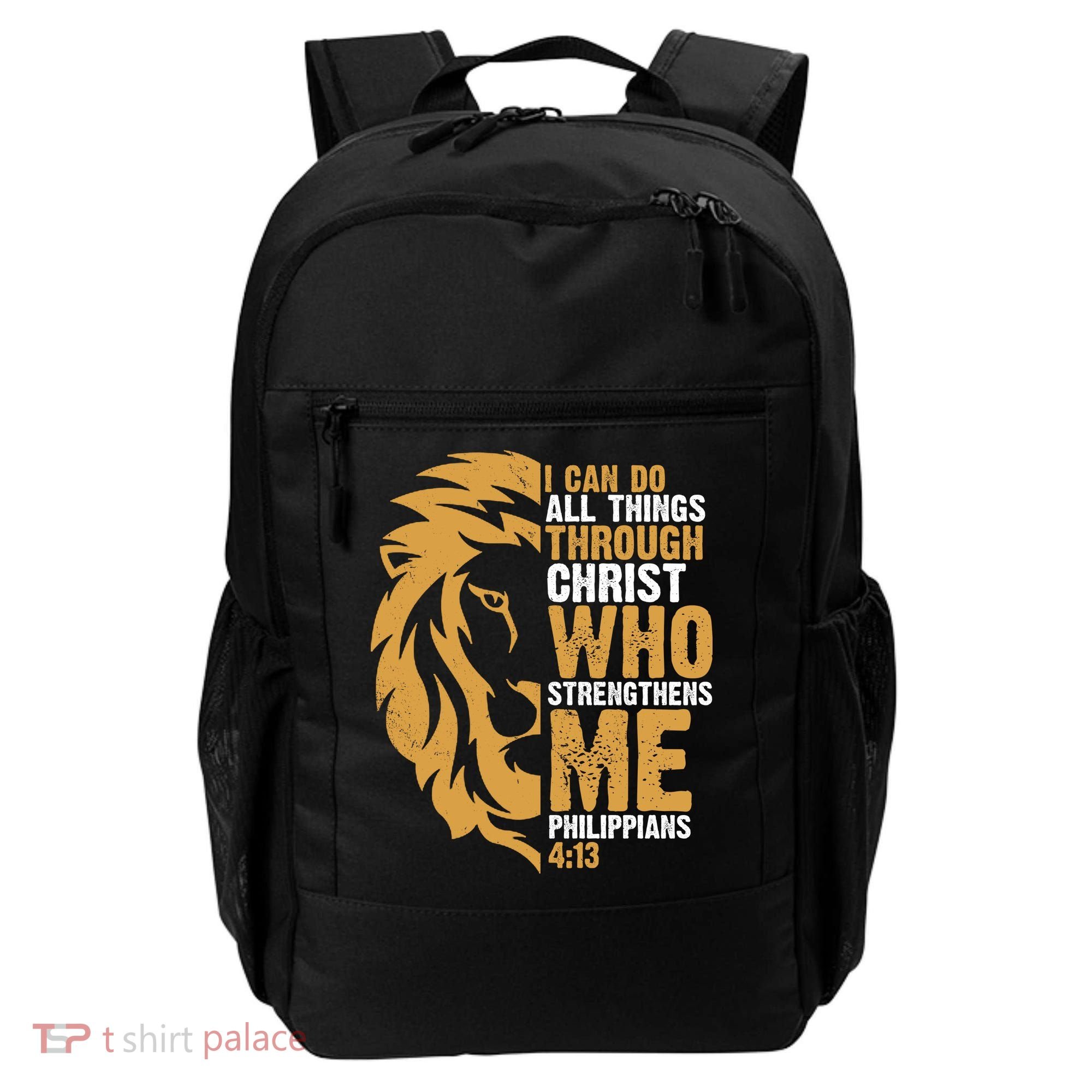 I Can Do All Things Through Christ Who Strengthens Me Philippians 4:13 Backpack