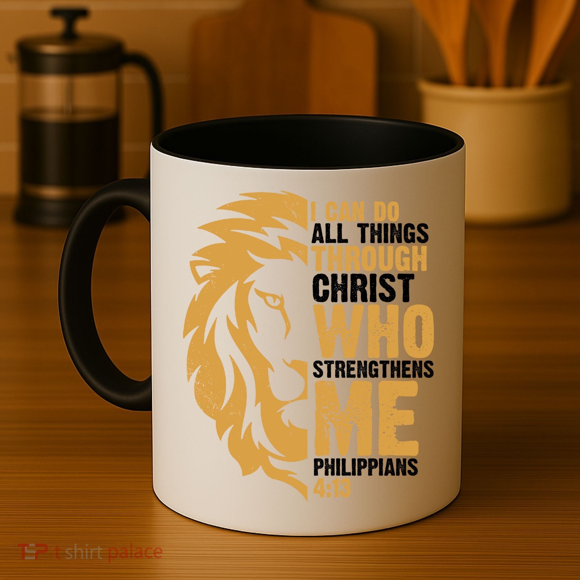 I Can Do All Things Through Christ Who Strengthens Me Philippians 4:13 Coffee Mug