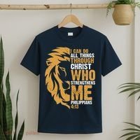 I Can Do All Things Through Christ Who Strengthens Me Philippians 4:13 T-Shirt thumb 2