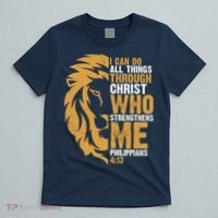 I Can Do All Things Through Christ Who Strengthens Me Philippians 4:13 T-Shirt thumb 5