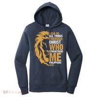 I Can Do All Things Through Christ Who Strengthens Me Philippians 4:13 Women's Hoodie thumb 0