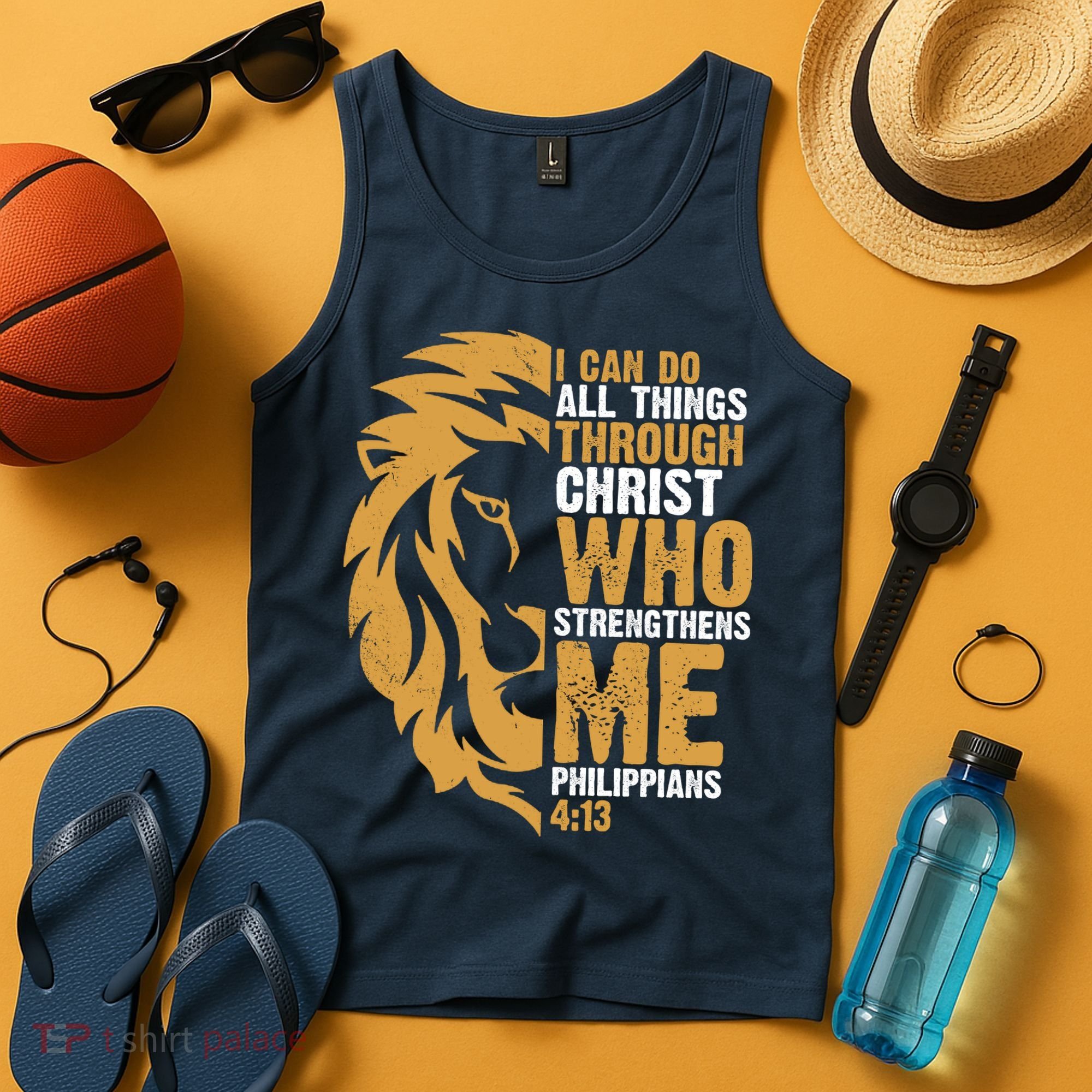 I Can Do All Things Through Christ Who Strengthens Me Philippians 4:13 Tank Top