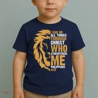 I Can Do All Things Through Christ Who Strengthens Me Philippians 4:13 Toddler T-Shirt thumb 2