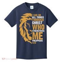 I Can Do All Things Through Christ Who Strengthens Me Philippians 4:13 Kids T-Shirt thumb 0