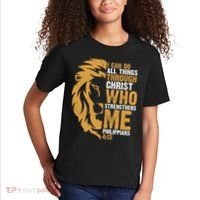 I Can Do All Things Through Christ Who Strengthens Me Philippians 4:13 Kids T-Shirt thumb 2