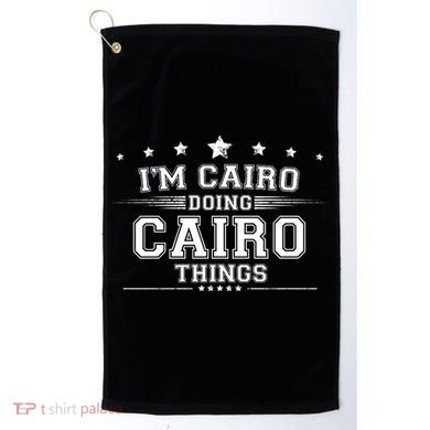 Im Cairo Doing Cairo Things Golf Towel