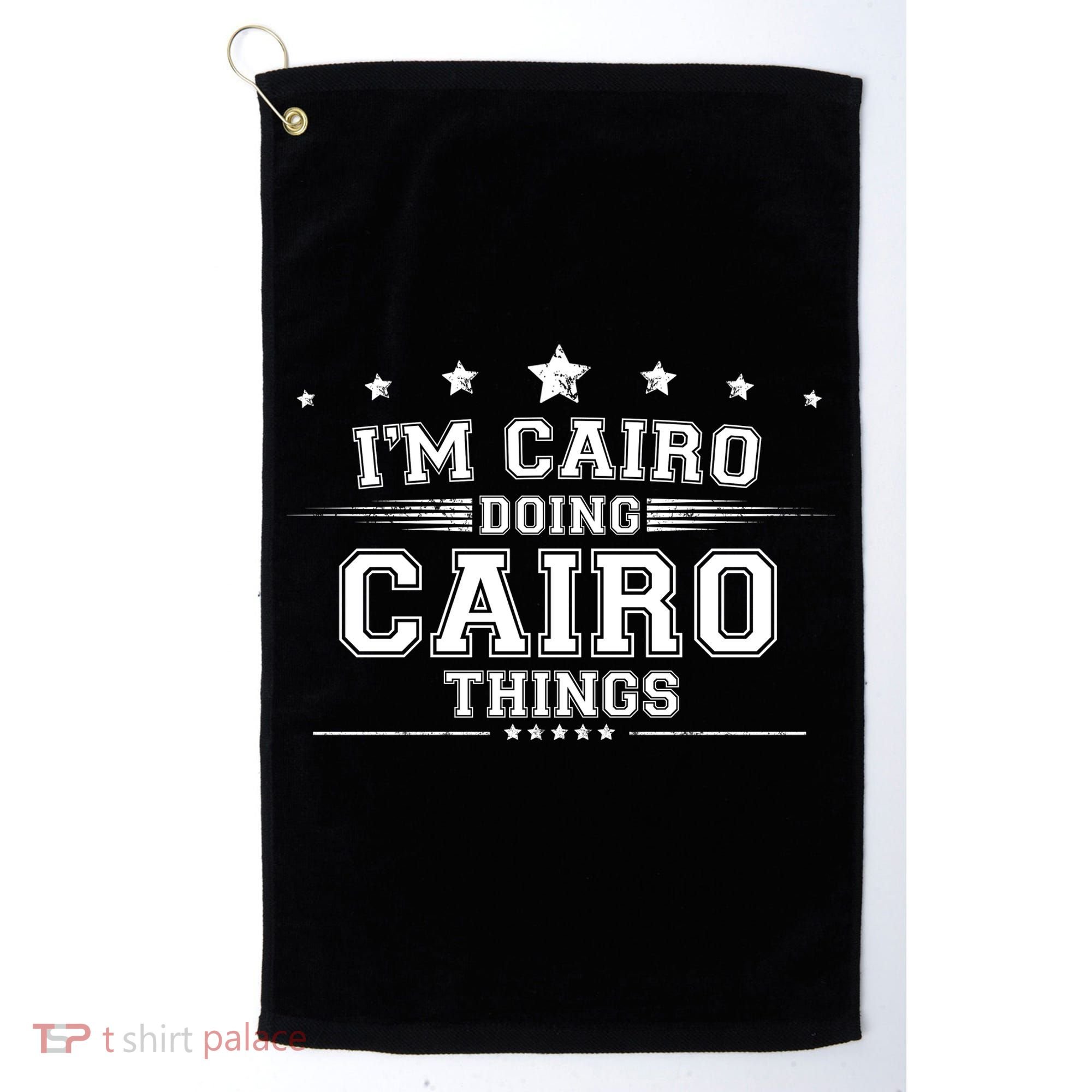 Im Cairo Doing Cairo Things Golf Towel