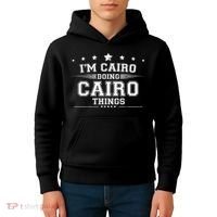 Im Cairo Doing Cairo Things Kids Hoodie thumb 4