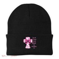 I Can Do All Things Through Christ Toile Cross And Bow Beanie thumb 0