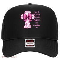 I Can Do All Things Through Christ Toile Cross And Bow Hat thumb 0