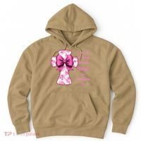 I Can Do All Things Through Christ Toile Cross And Bow Hoodie thumb 0