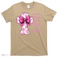 I Can Do All Things Through Christ Toile Cross And Bow T-Shirt thumb 0