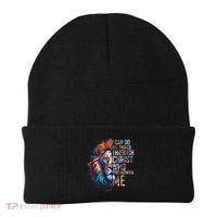 I Can Do All Things Through Christ Lion Faith Religious Beanie thumb 0