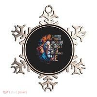 I Can Do All Things Through Christ Lion Faith Religious Ornament thumb 0