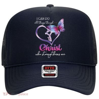 I Can Do All Things Through Christ Butterfly Art Easter Day Hat