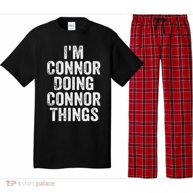 IM Connor Doing Connor Things Personalized First Name Pajama Set