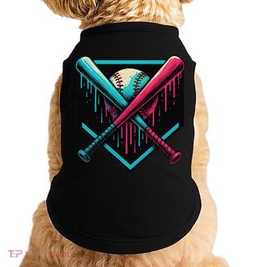 Ice Cream Dripping Baseball Home Plate Drip Respect The Doggie Tank