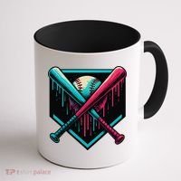 Ice Cream Dripping Baseball Home Plate Drip Respect The Coffee Mug thumb 1